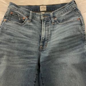 J.Crew high rise Vintage straight jeans, size 27